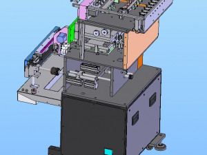 8-axis automatic winding machine 3D Модель