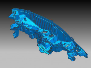 injection mold for automobile lamp 3D Модель