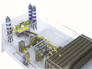 no burning brick machine hollow brick machine cement brick machine brick making machine 3D Model
