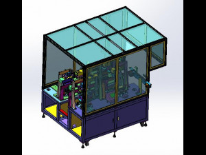 ffc soft flat wire punching machine and ccd visual inspection equipment 3D 모델