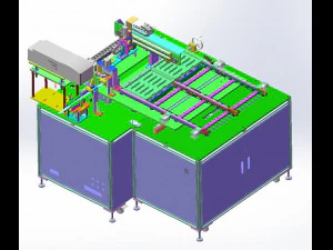 wire laser cutting peeling cutting machine ffc cutting machine 3D Model