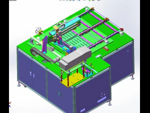wire laser cutting peeling cutting machine ffc cutting machine 3D Model
