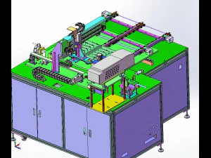 wire laser cutting peeling cutting machine ffc cutting machine 3D Model