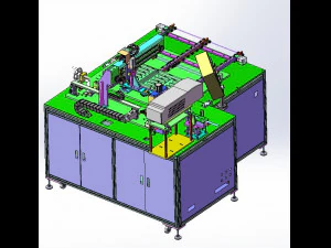 wire laser cutting peeling cutting machine ffc cutting machine 3D Model