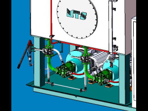 large hydraulic workstation 3D 모델