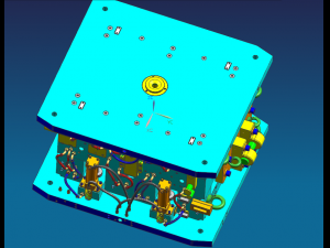 die for right rear door panel Modèle 3D