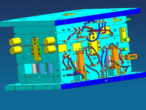 die for right rear door panel 3D Модель