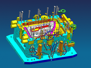 die for right rear door panel 3D Модель