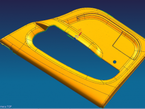die for right rear door panel 3D Модель