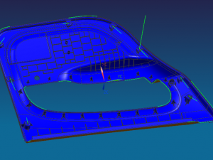 die for right rear door panel 3D Модель