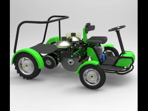 semb abierta 3D Model