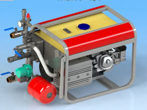 dizel jenerat&ouml;r 3D Model