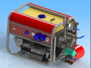 diesel generator 3D Model