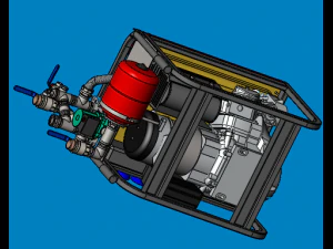 diesel generator 3D Model