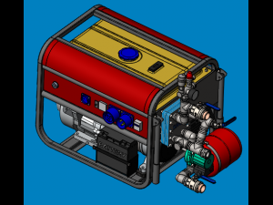 diesel generator 3D Model