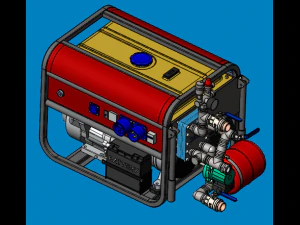 diesel generator 3D Model