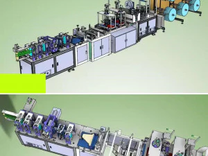 n95 mask machine 3D Model