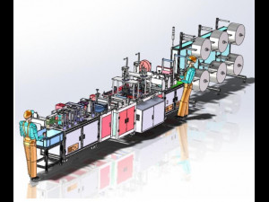 n95 mask machine 3D-Modell