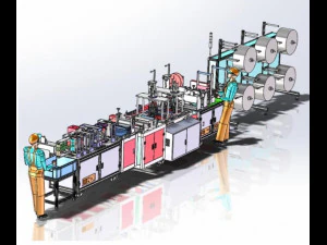 n95 mask machine 3D Model