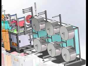 n95 mask machine 3D Model