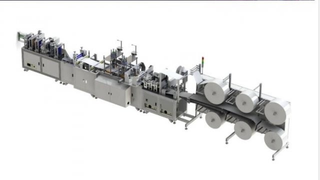 n95 mask machine 3D-Modell .c4d .max .obj .3ds .fbx .stl .blend 