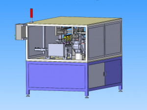 n95 mask winding stapling and cutting machine 3Dモデル