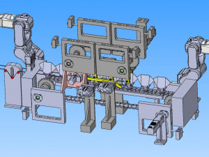 n95 mask winding stapling and cutting machine 3Dモデル