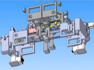 n95 mask winding stapling and cutting machine 3Dモデル