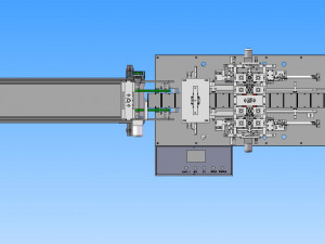 full set of drawings of automatic one drag two plane mask machine 3D 模型