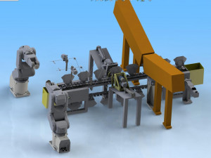 automatic 3m mask production line 3D Модель