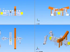 automatic 3m mask production line 3D Model
