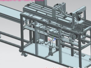 horizontal reciprocating mask packaging machine Modello 3D
