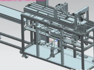 horizontal reciprocating mask packaging machine 3D Model