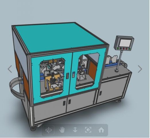 double side welding equipment of n95 semi-automatic mask machine 3D 模型 .c4d .max .obj .3ds .fbx .stl .blend 