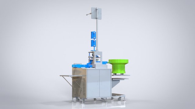 of pin press in machine Modelo 3D .c4d .max .obj .3ds .fbx .stl .blend 