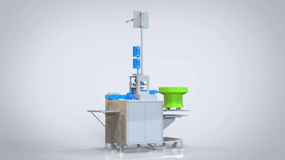 of pin press in machine 3D Model .c4d .max .obj .3ds .fbx .stl .blend 