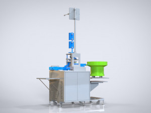 of pin press in machine 3D Model