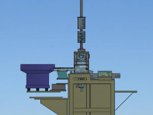 of pin press in machine 3D Model