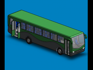 urban bus design drawings 3D 모델