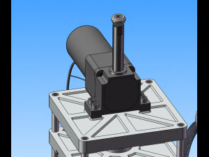 prensa perfuradora Modelo 3D
