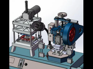 prensa perfuradora Modelo 3D