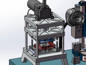 prensa perfuradora Modelo 3D