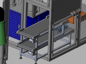 air tightness testing equipment for valve body with double clutch Modello 3D