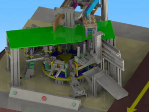 electric toothbrush handle assembling machine 3D Model