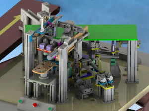 electric toothbrush handle assembling machine 3D Model