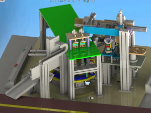 electric toothbrush handle assembling machine 3D Model