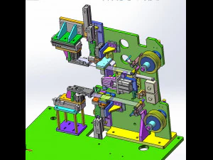 power cord adhesive tape machine 3D Model