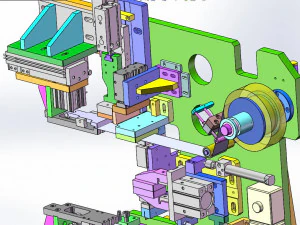 power cord adhesive tape machine 3D Model