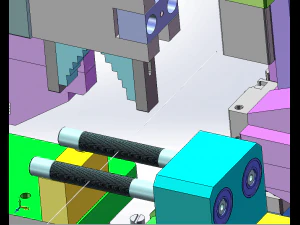 power cord adhesive tape machine 3D Model