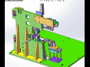 power cord adhesive tape machine 3D Model